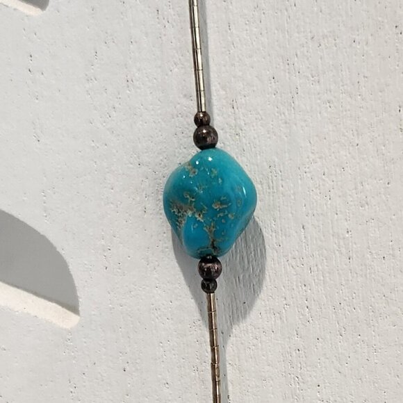 Carolyn Pollack Relios Sterling Silver & Turquoise Necklace - Picture 2 of 5